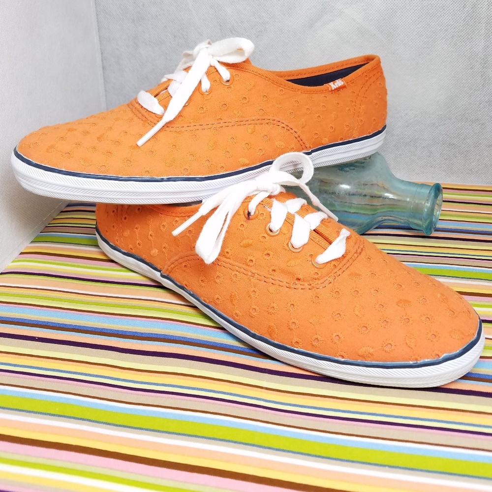 Keds Eyelet Orange "orangesicle" sneakers tennis s